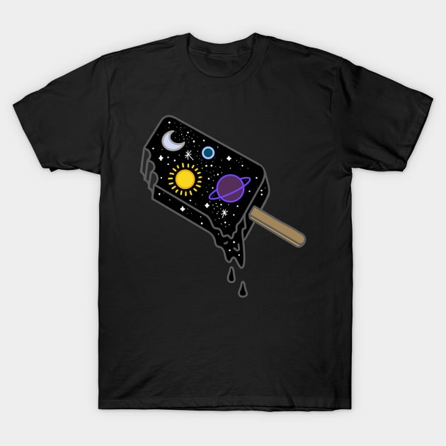 Outer space popsicle T-Shirt by MugDesignStore